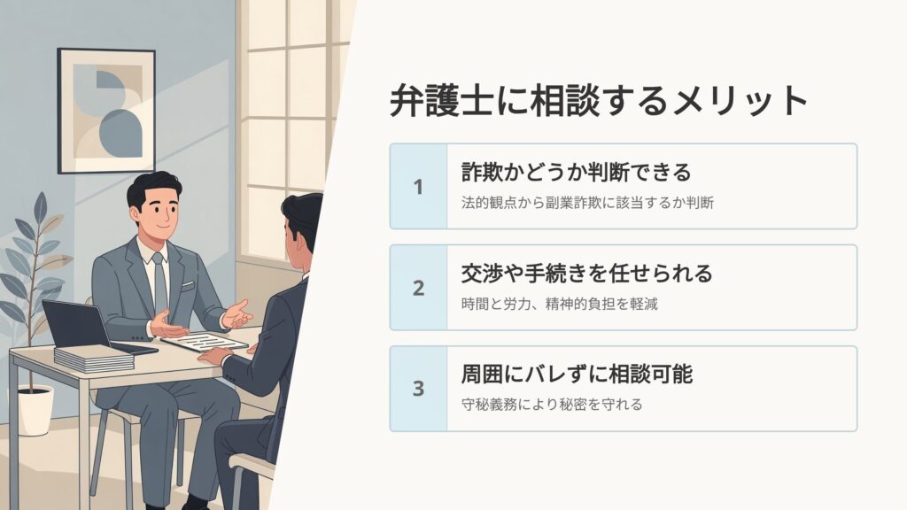 弁護士に相談するメリット